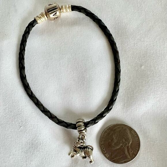 Pandora leather bracelet with Chinese Tiger Dangle Charm 791102 - Picture 11 of 15